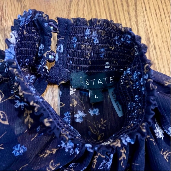 NWT 1. State Smocked Wrist Top with Cami - Picture 9 of 16